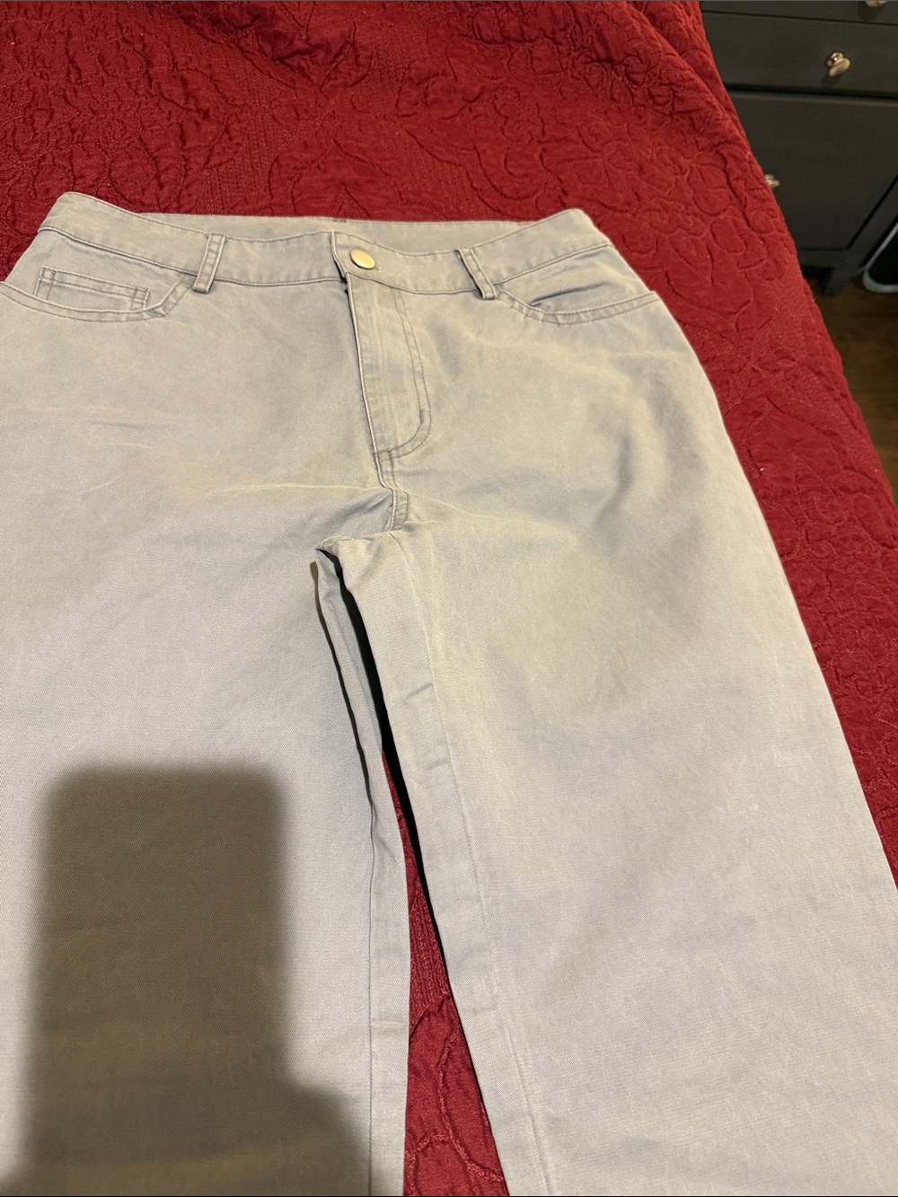 Le Lis Gray Women's Flared Jeans